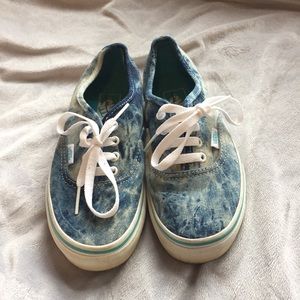 Acid Wash Denim Vans